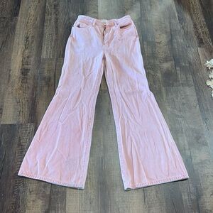 Pink Wrangler Flare Jeans